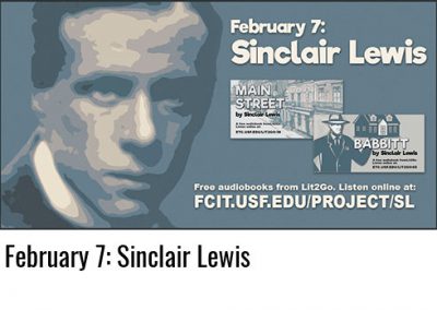 February 7: Sinclair Lewis
