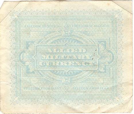 Currency issued by the United States for use in Italy (2 of 4)