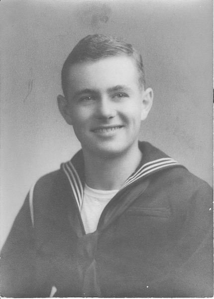 William Hough in Navy Uniform