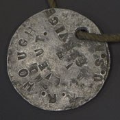 WMore WWI Dog tags for Roscoe Hough (William Hough's father)